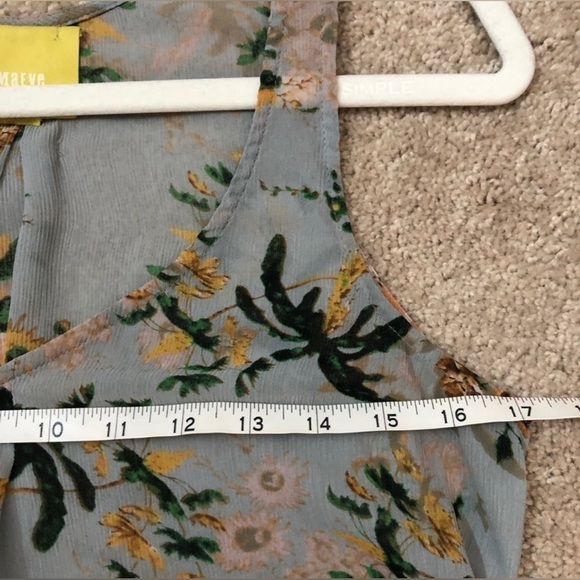 Anthropologie Maeve Magda floral ruffle tunic - Picture 8 of 9